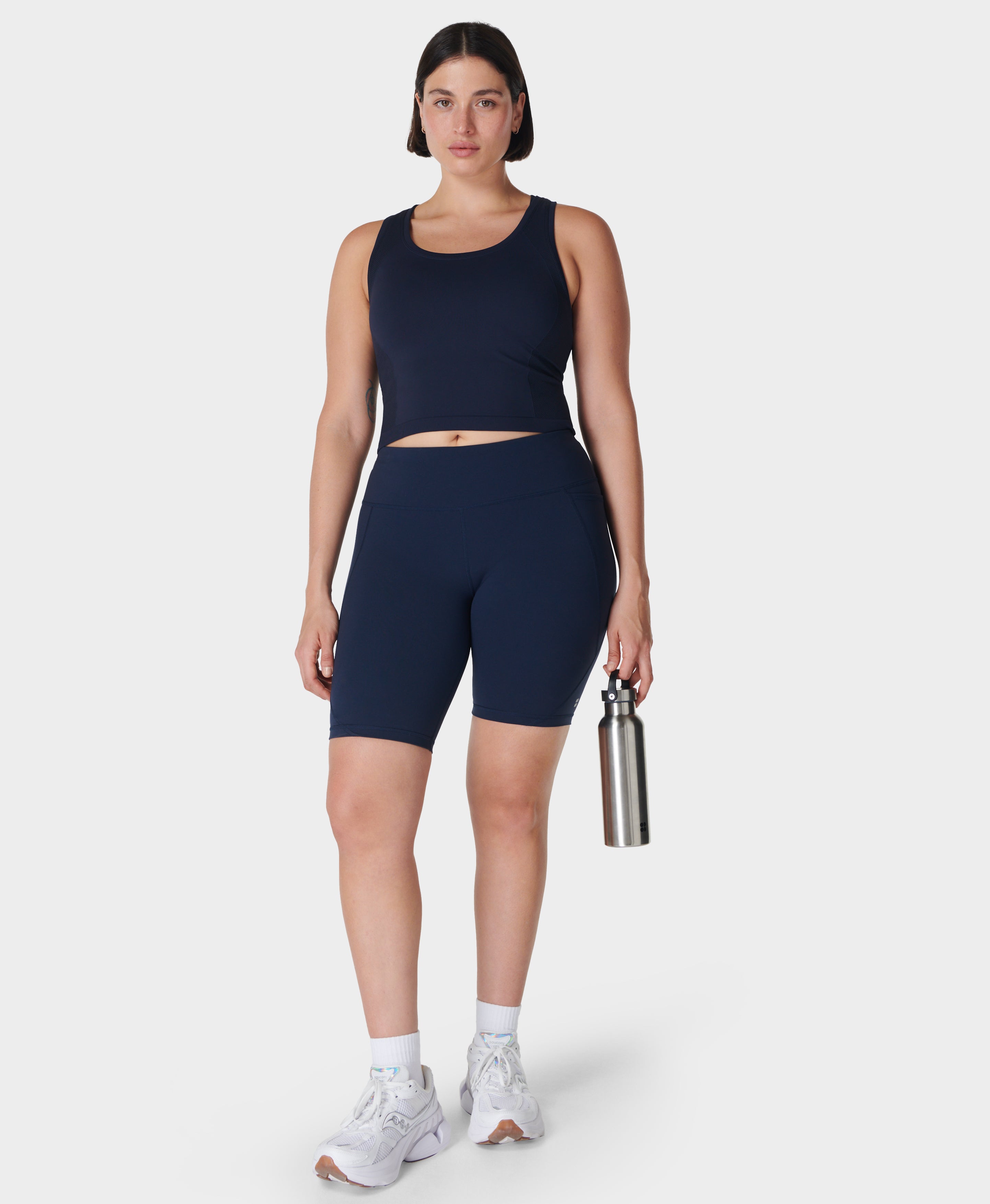 Power 9" Biker Shorts