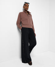 Revive Rib Mix Half Zip Sweatshirt