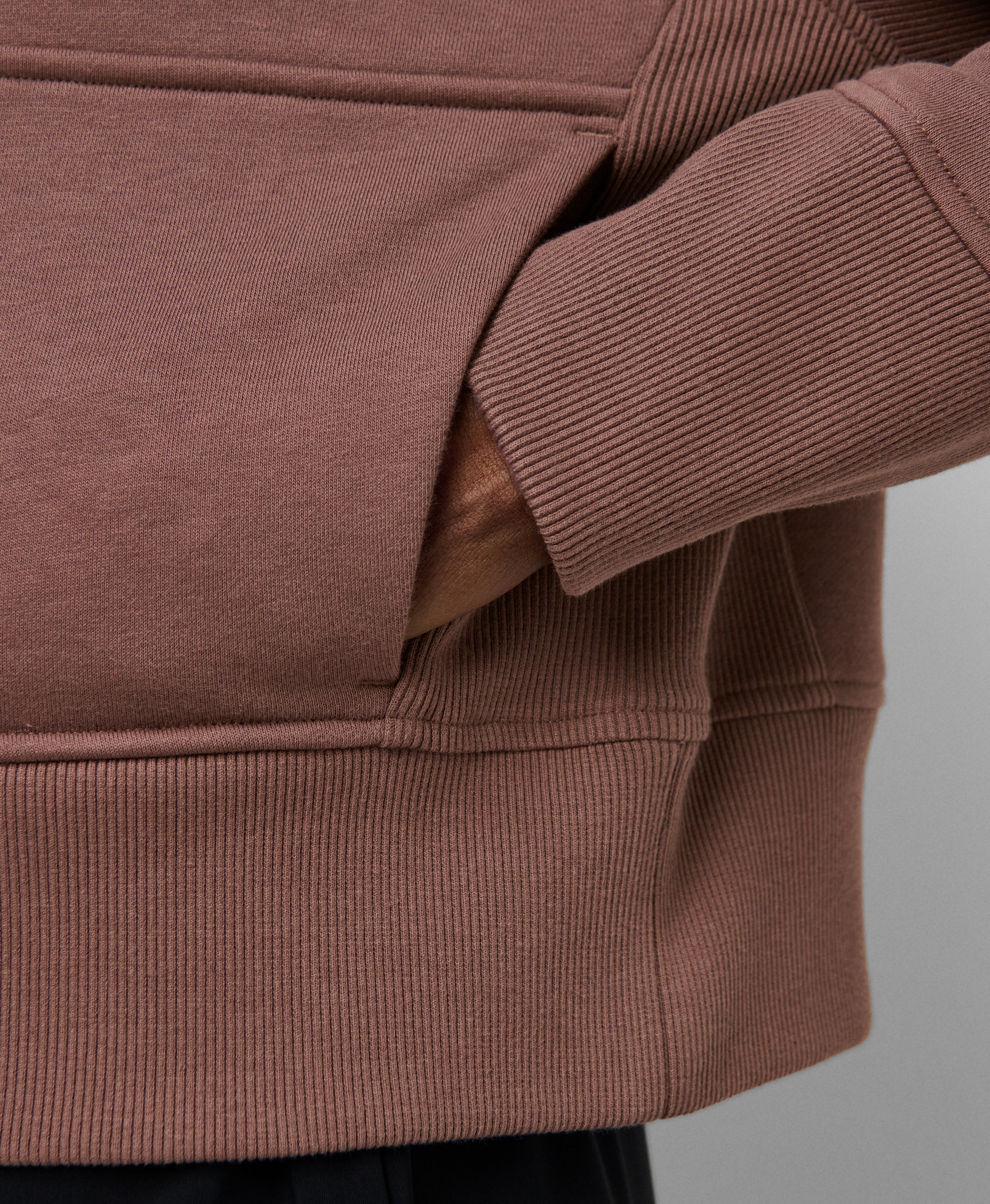 Revive Rib Mix Half Zip Sweatshirt