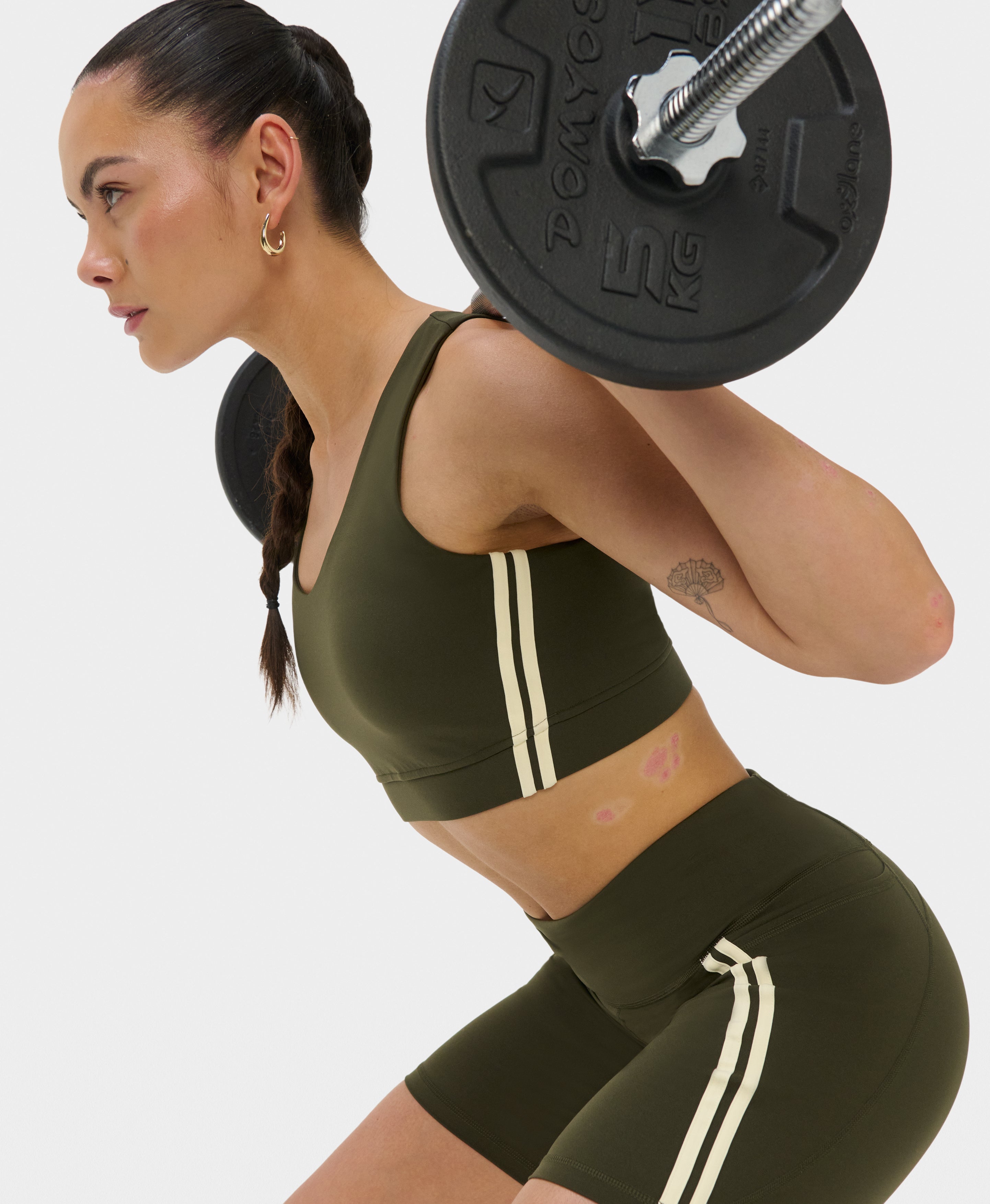 Power Scoop Side Tape Bra