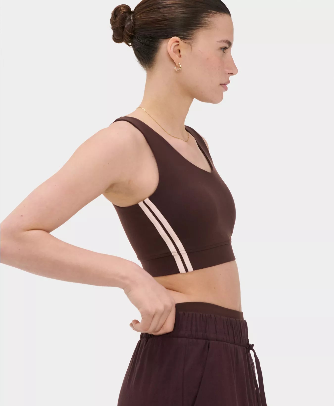 Power Scoop Side Tape Bra