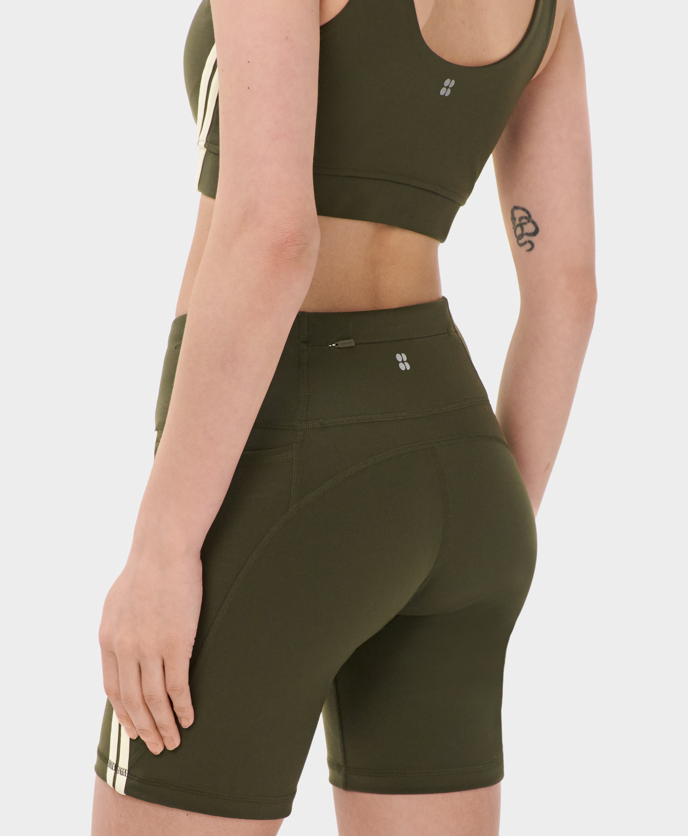 Power 6" Side Tape Biker Shorts