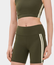 Power 6" Side Tape Biker Shorts