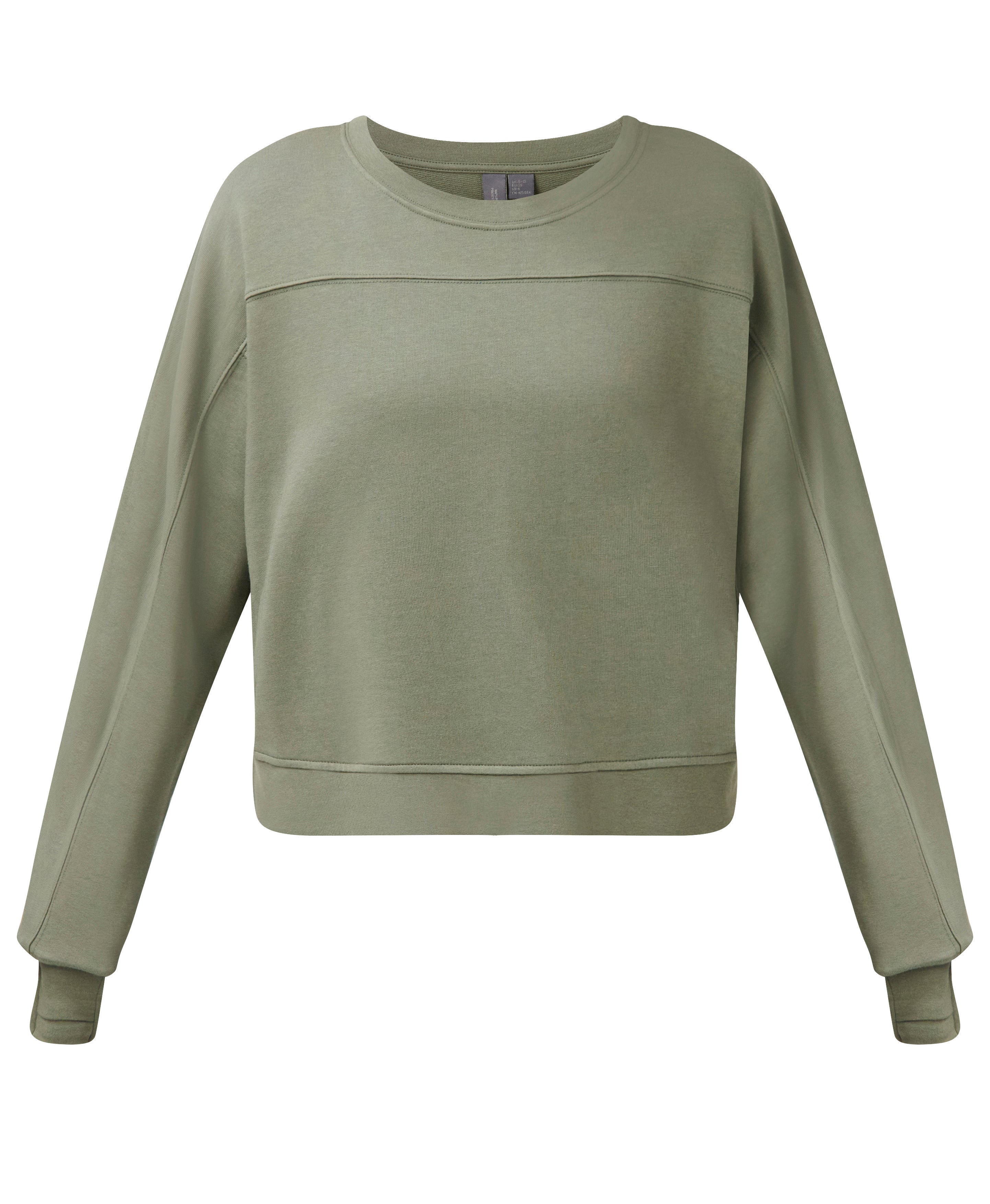 After Class Yoke Crop Sweatshirt