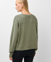 After Class Yoke Crop Sweatshirt