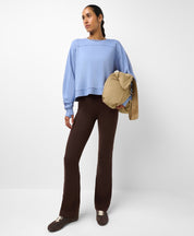 After Class Yoke Crop Sweatshirt