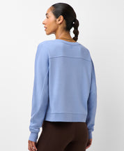 After Class Yoke Crop Sweatshirt
