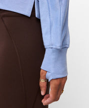 After Class Yoke Crop Sweatshirt