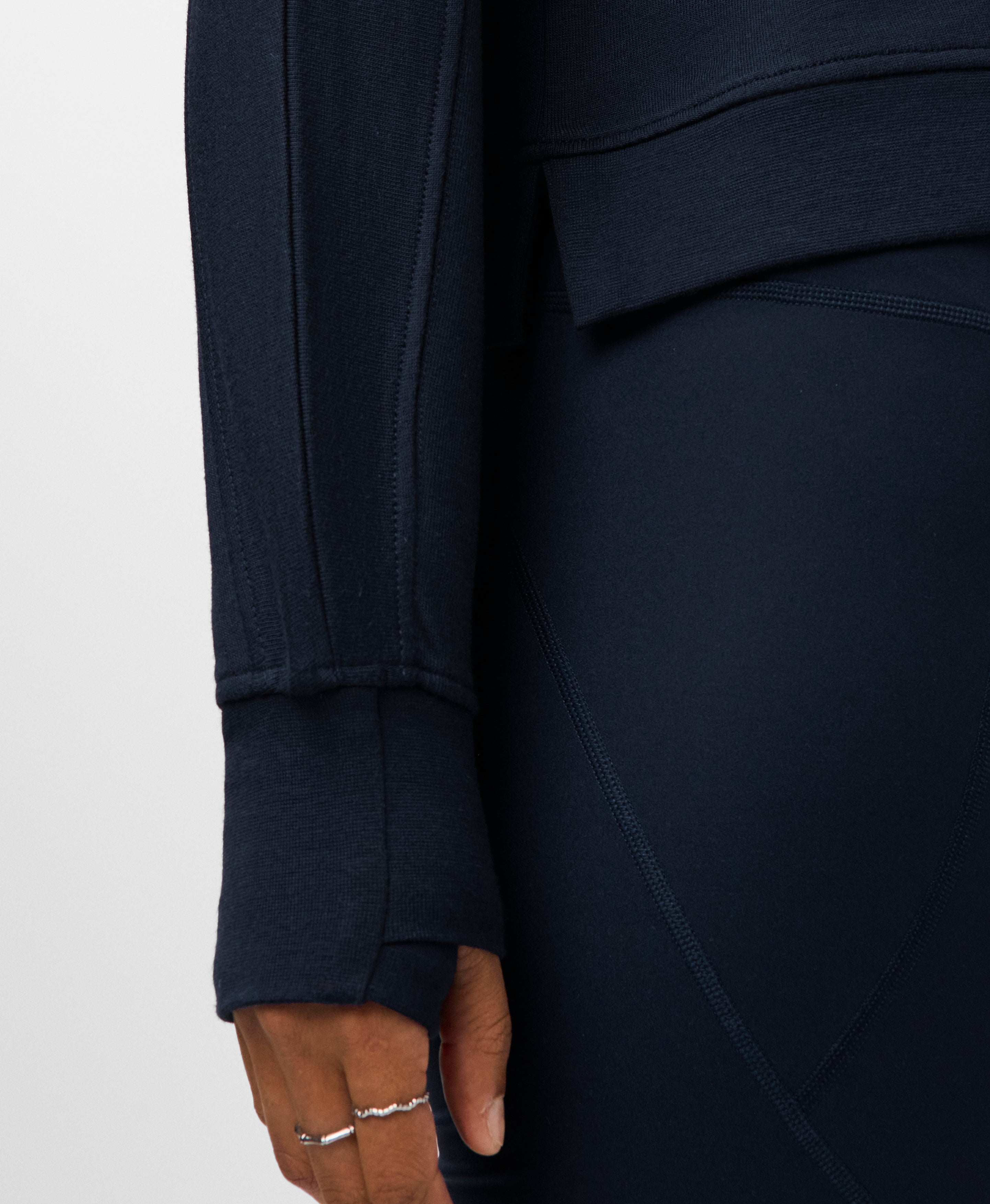 After Class Yoke Crop Sweatshirt