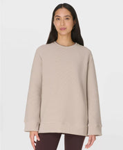 Peaceful Ribbed Sweatshirt
