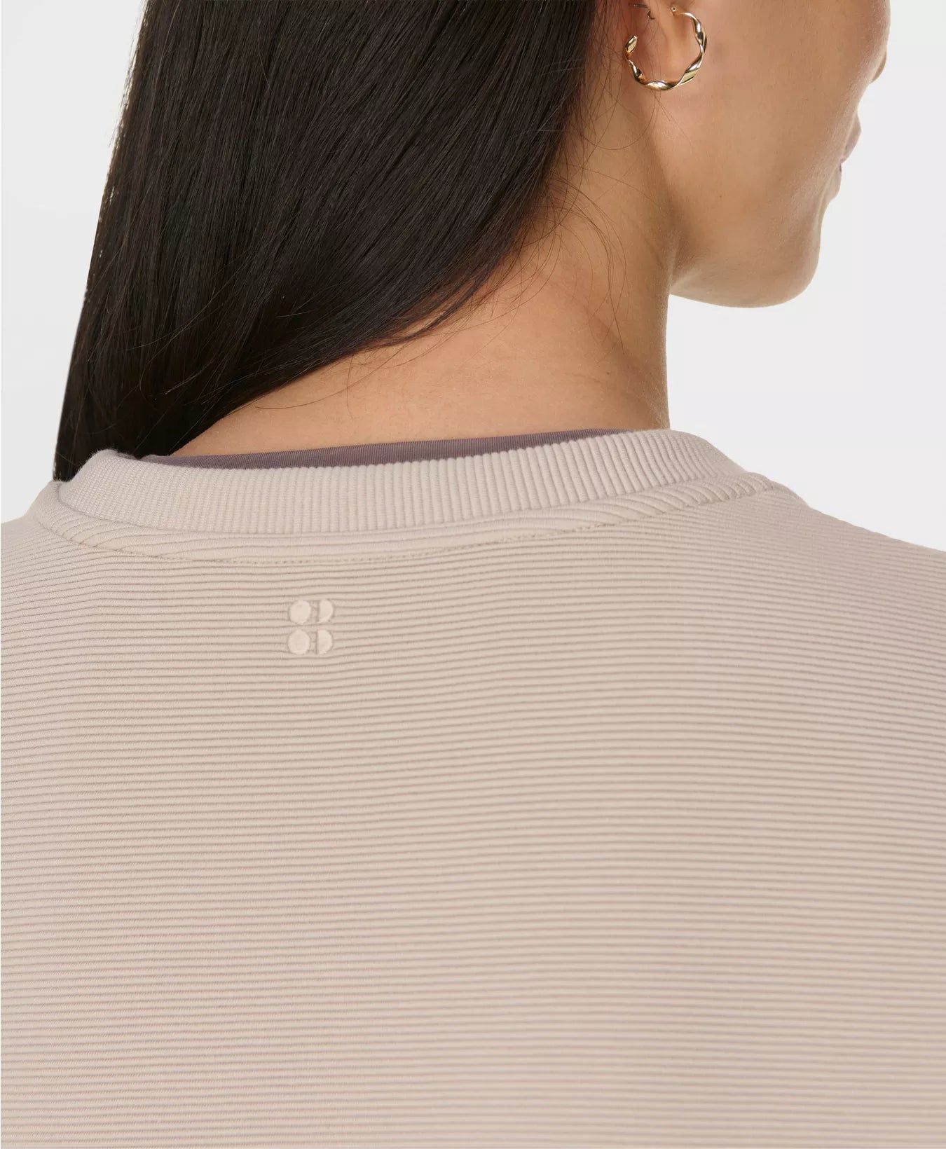 Peaceful Ribbed Sweatshirt