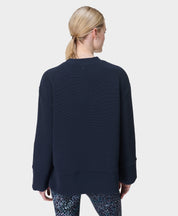 Peaceful Ribbed Sweatshirt