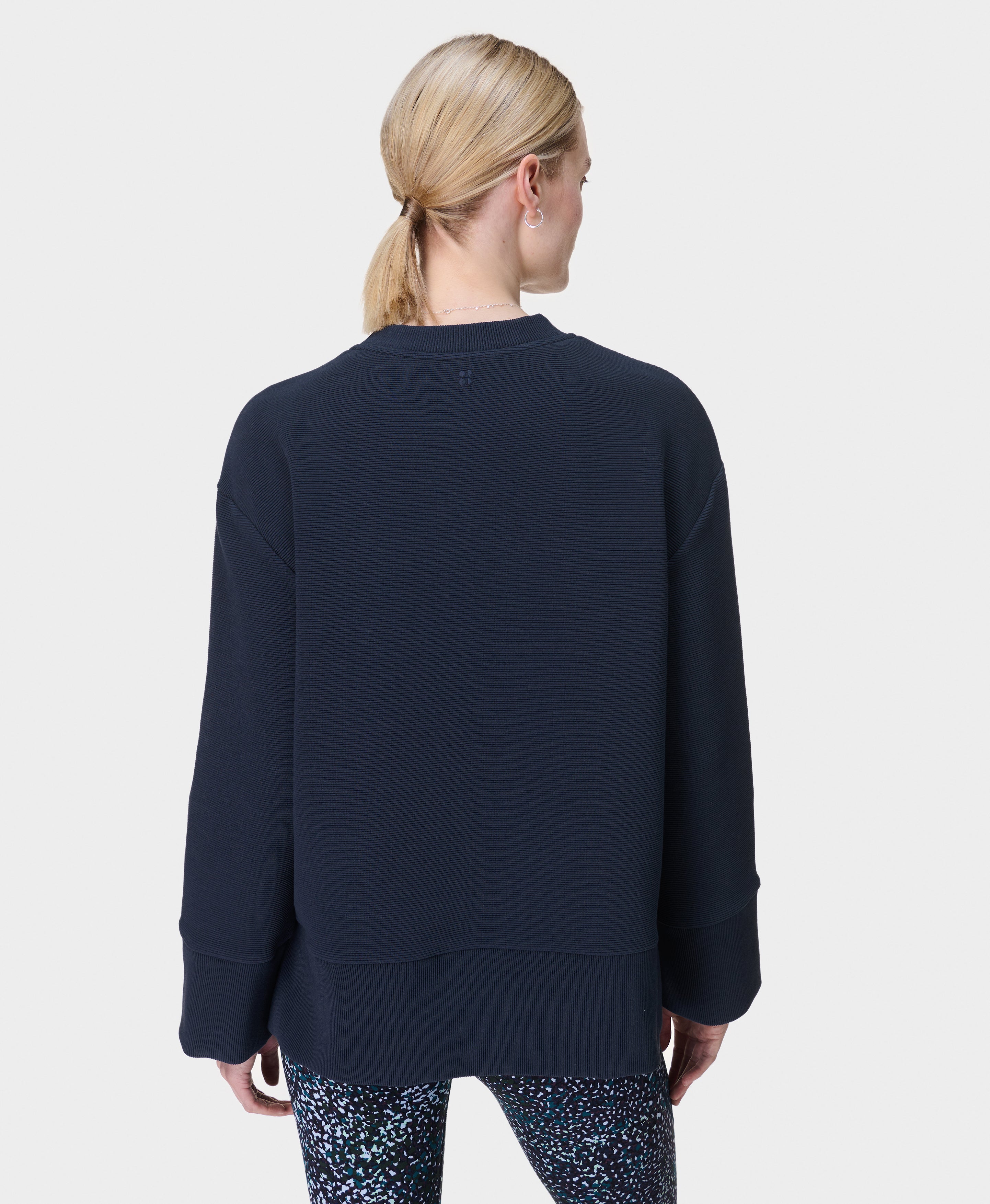 Peaceful Ribbed Sweatshirt