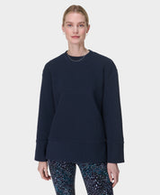 Peaceful Ribbed Sweatshirt