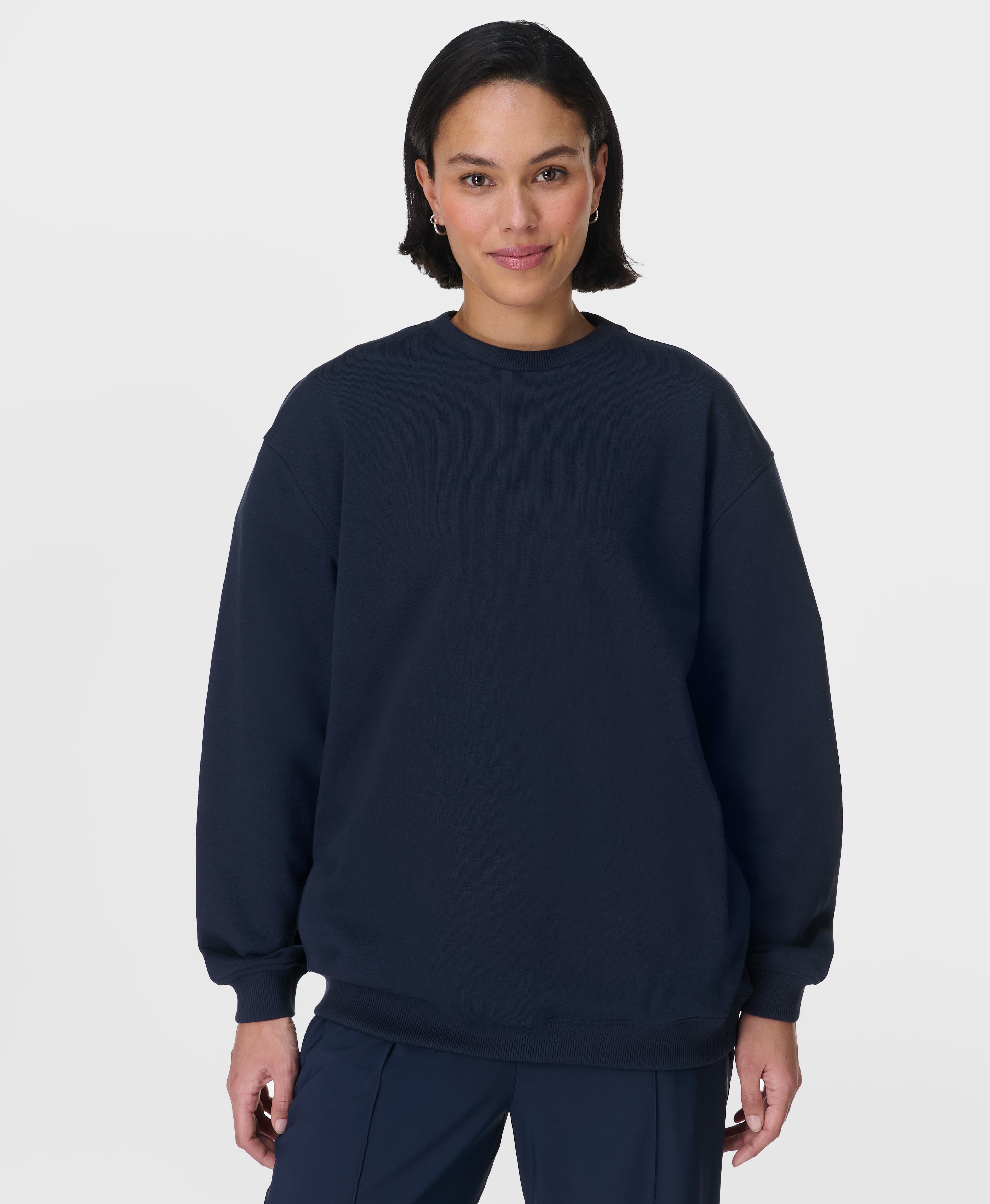 (取寄) スウェッティ ベティ レディース エクスプロア モア ロングライン スウェットシャツ Sweaty Betty women Explore More Longline Sweatshirt Navy Blue Explore More Longline Sweatshirt – Sweaty Betty NZ