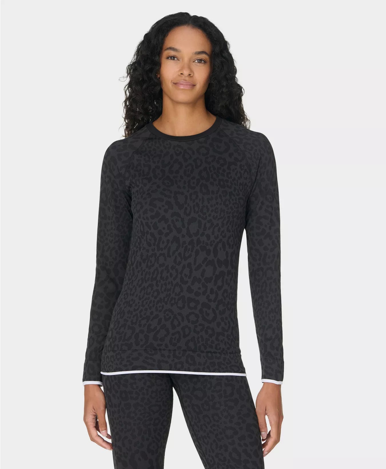 Animal Crew Neck Base Layer Top