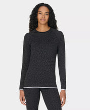 Animal Crew Neck Base Layer Top