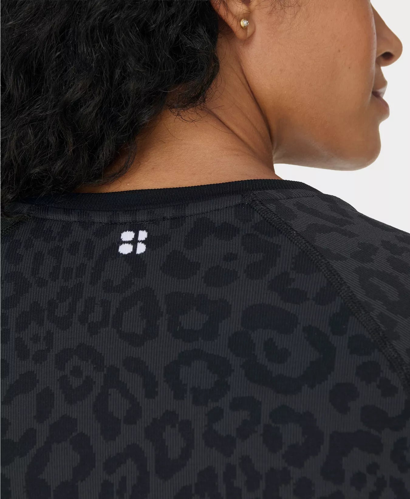 Animal Crew Neck Base Layer Top