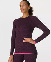 Animal Crew Neck Base Layer Top
