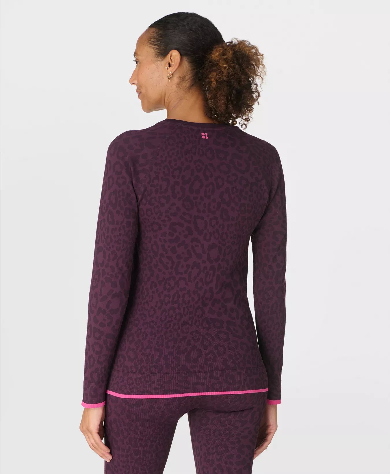 Animal Crew Neck Base Layer Top