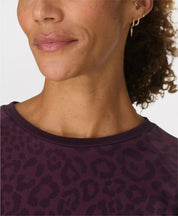 Animal Crew Neck Base Layer Top