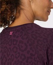 Animal Crew Neck Base Layer Top