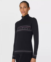 Fairisle Novelty Half Zip Base Layer