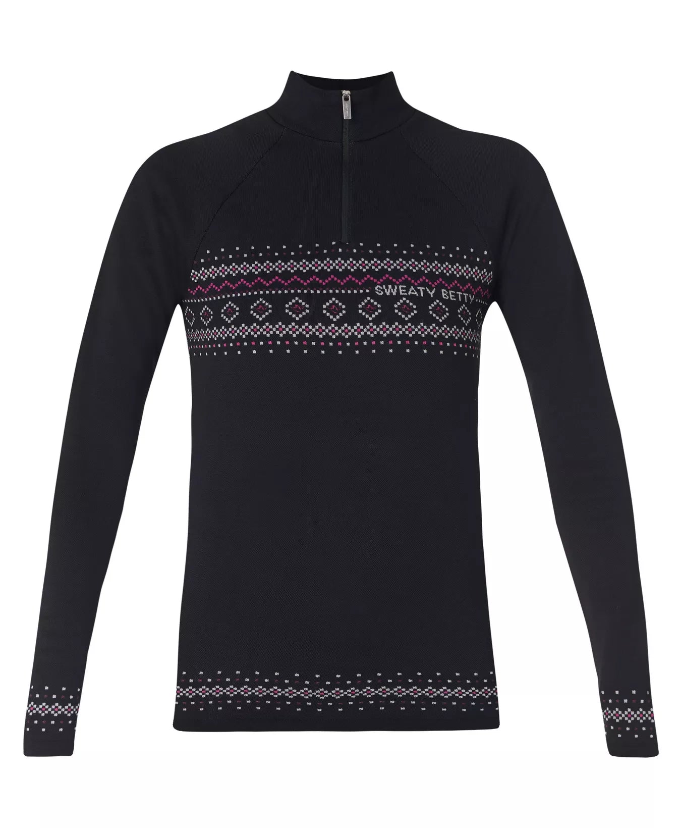 Fairisle Novelty Half Zip Base Layer