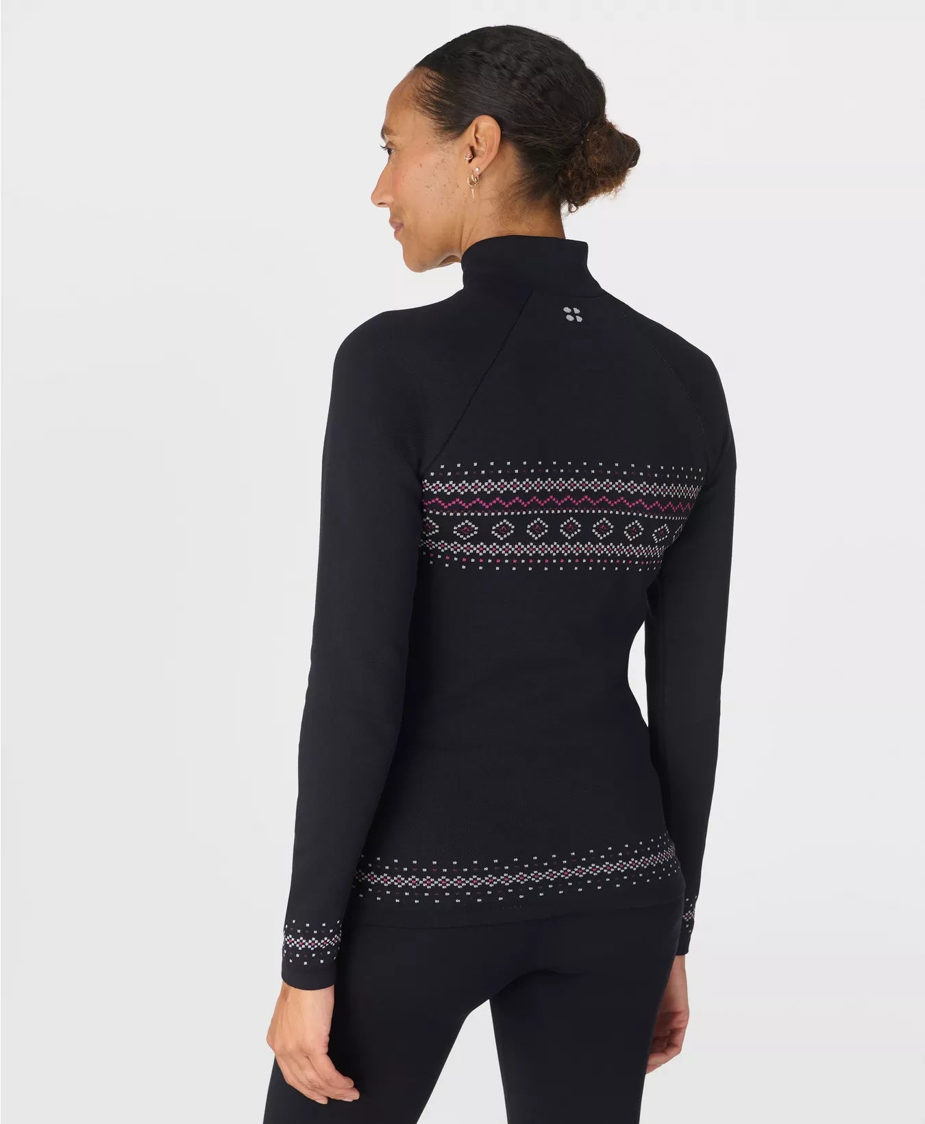 Fairisle Novelty Half Zip Base Layer
