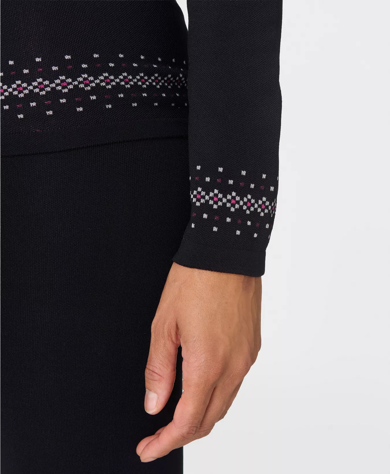 Fairisle Novelty Half Zip Base Layer