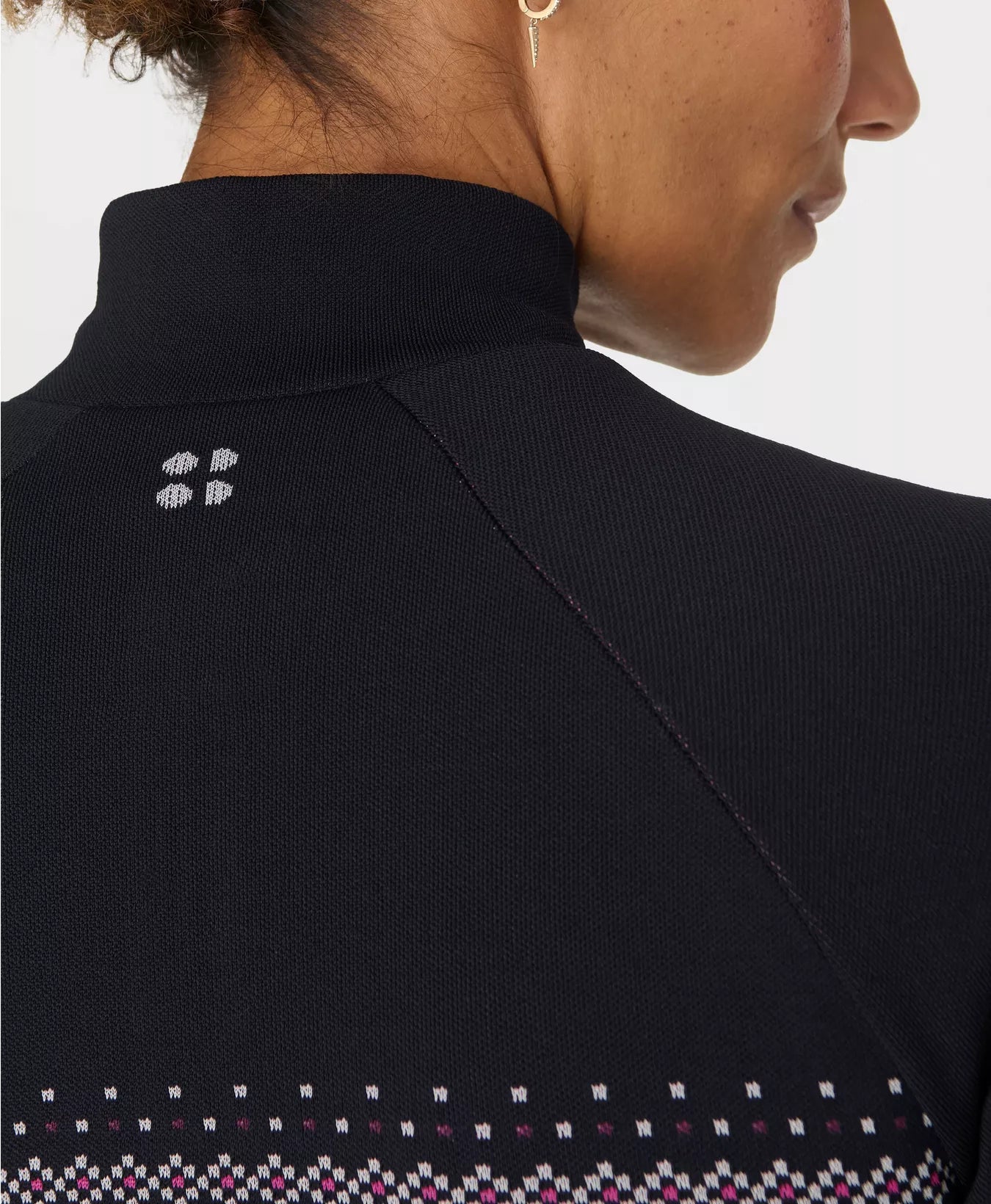 Fairisle Novelty Half Zip Base Layer