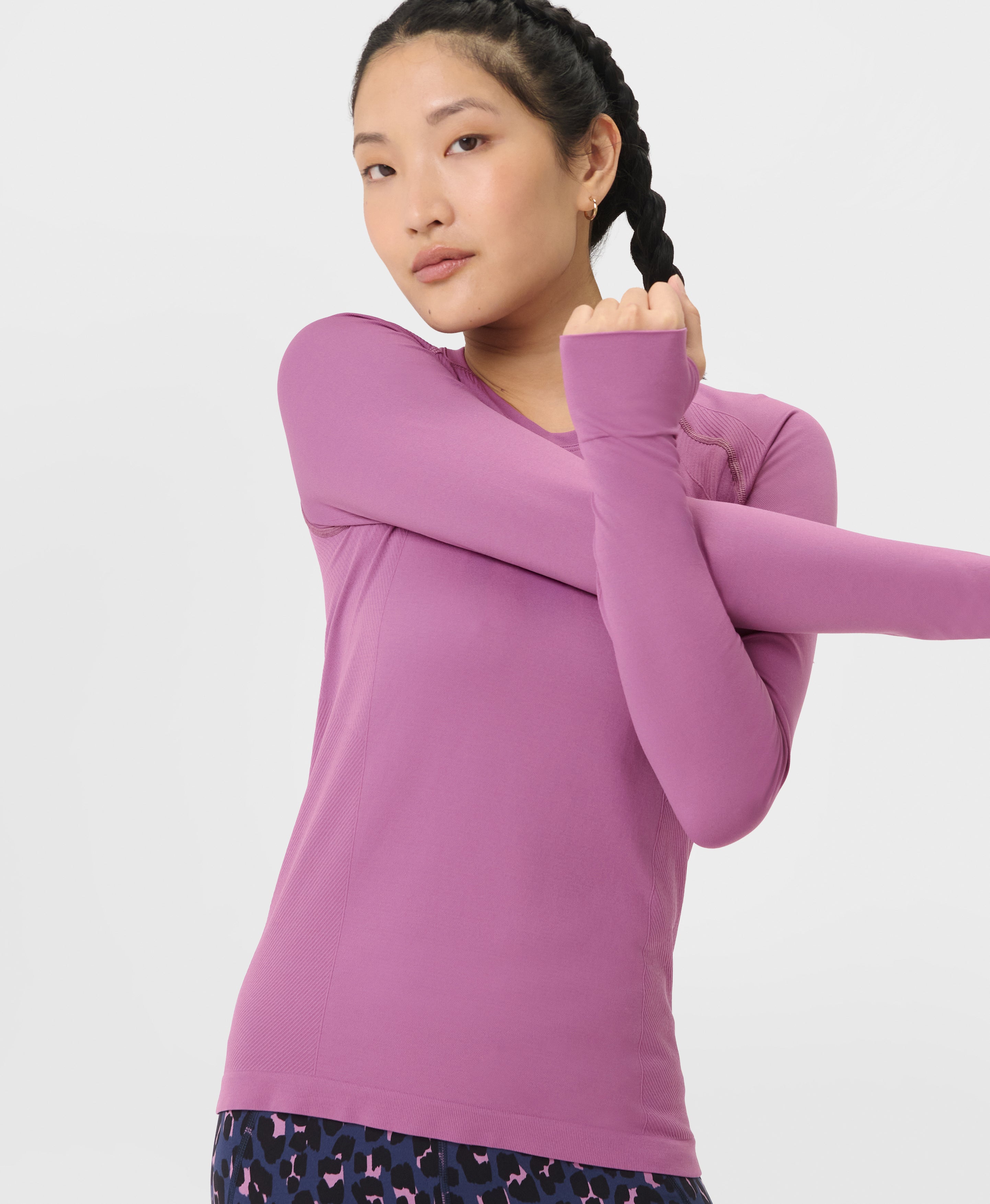 Athlete Seamless Workout Long Sleeve Top