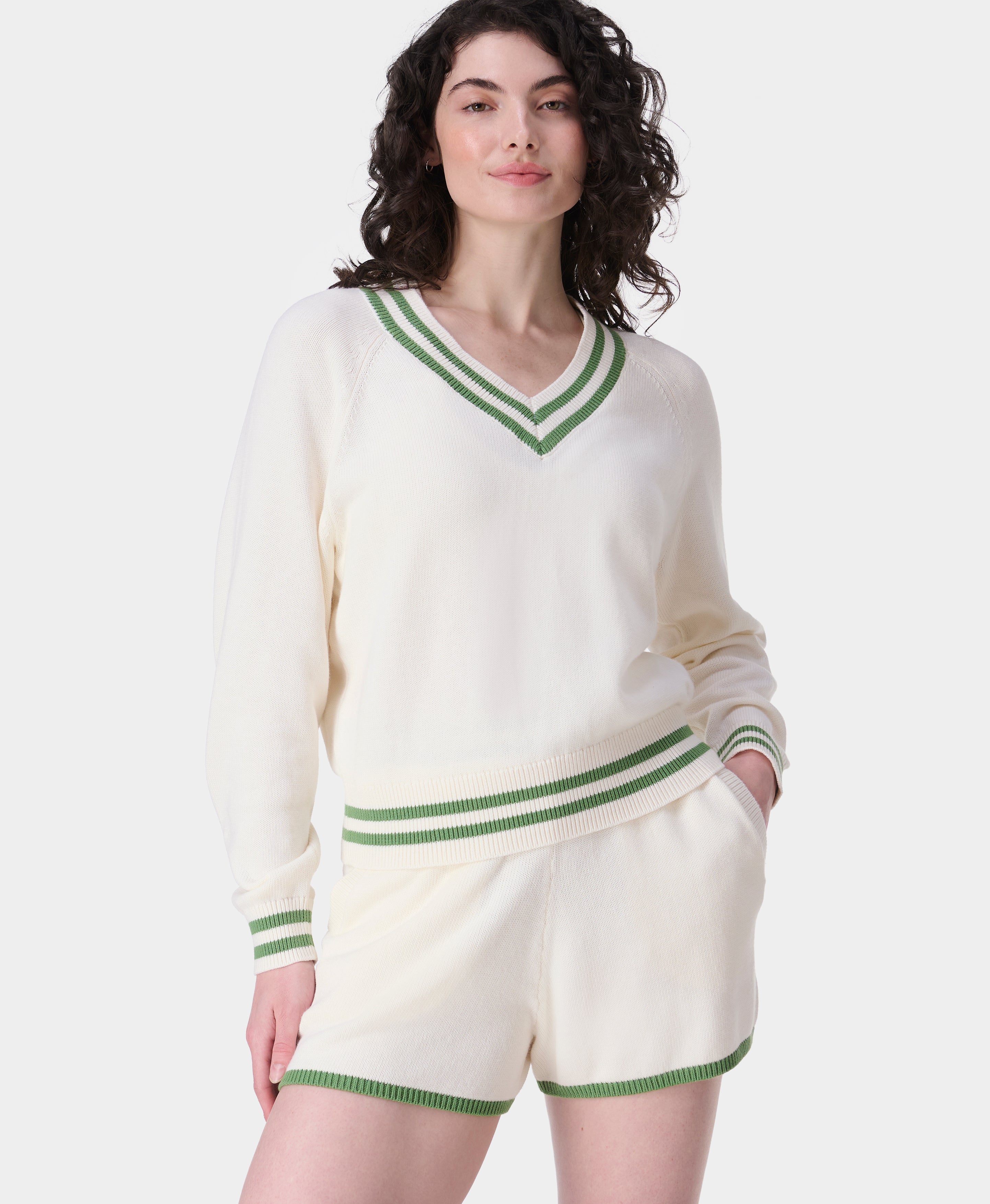 Off Court V-Neck Jumper