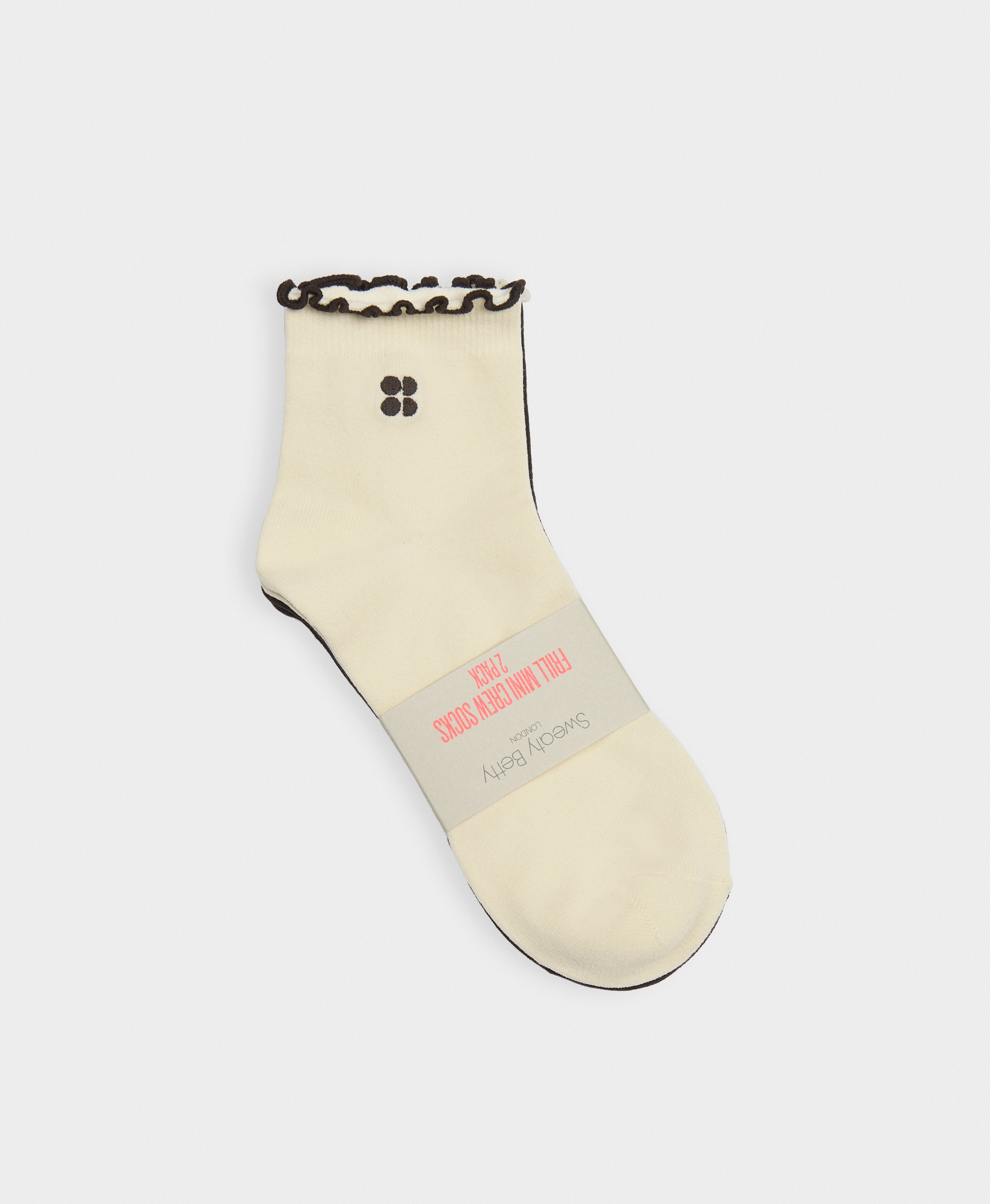 Frill Mini Crew Sock 2 Pack