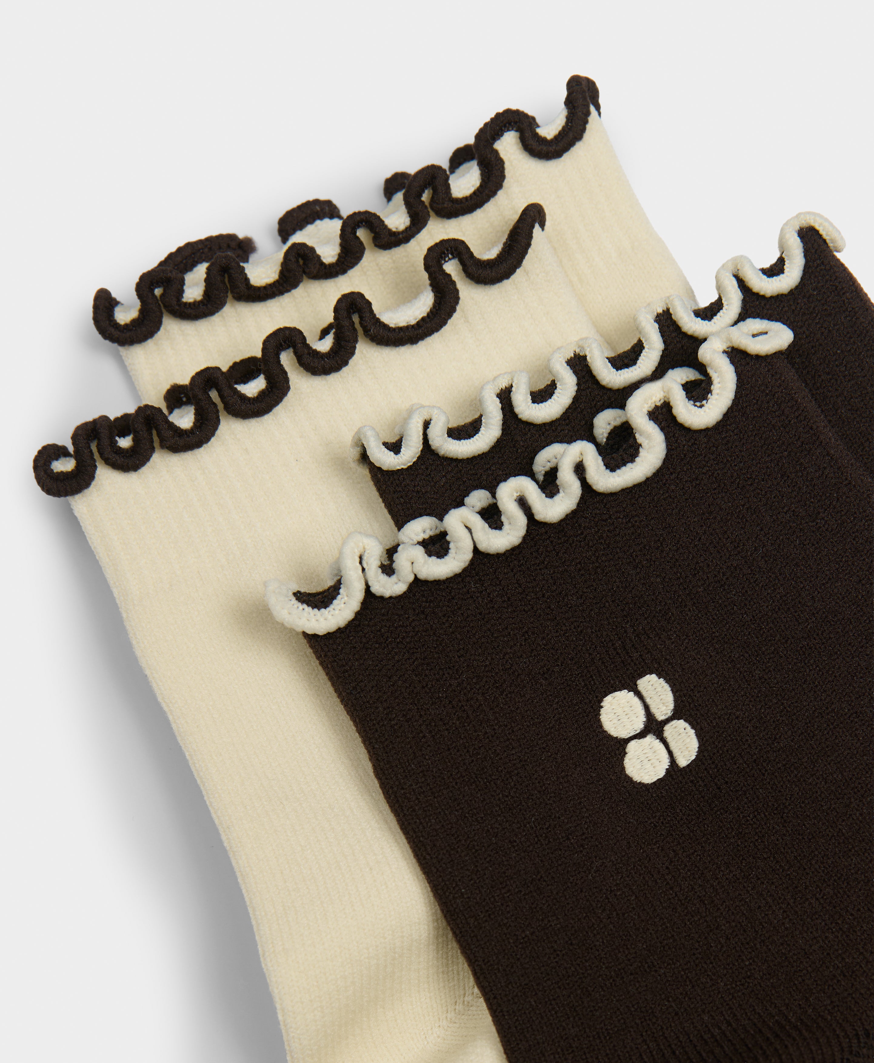 Frill Mini Crew Sock 2 Pack