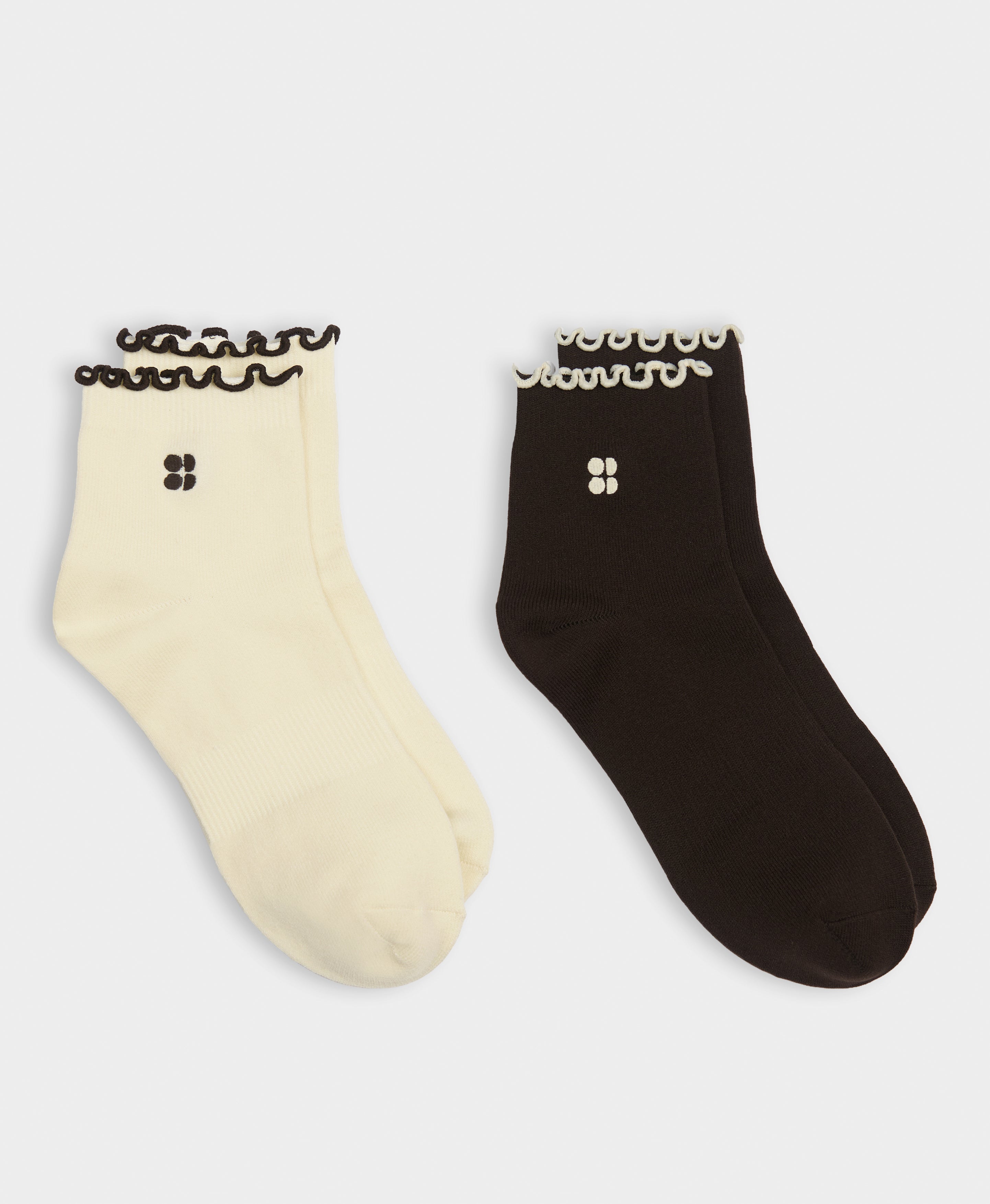 Frill Mini Crew Sock 2 Pack
