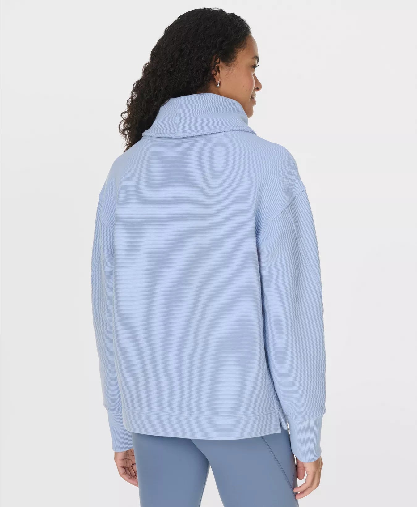 Peaceful Rib Half Zip Sweatshirt