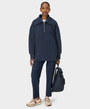 Peaceful Rib Half Zip Sweatshirt