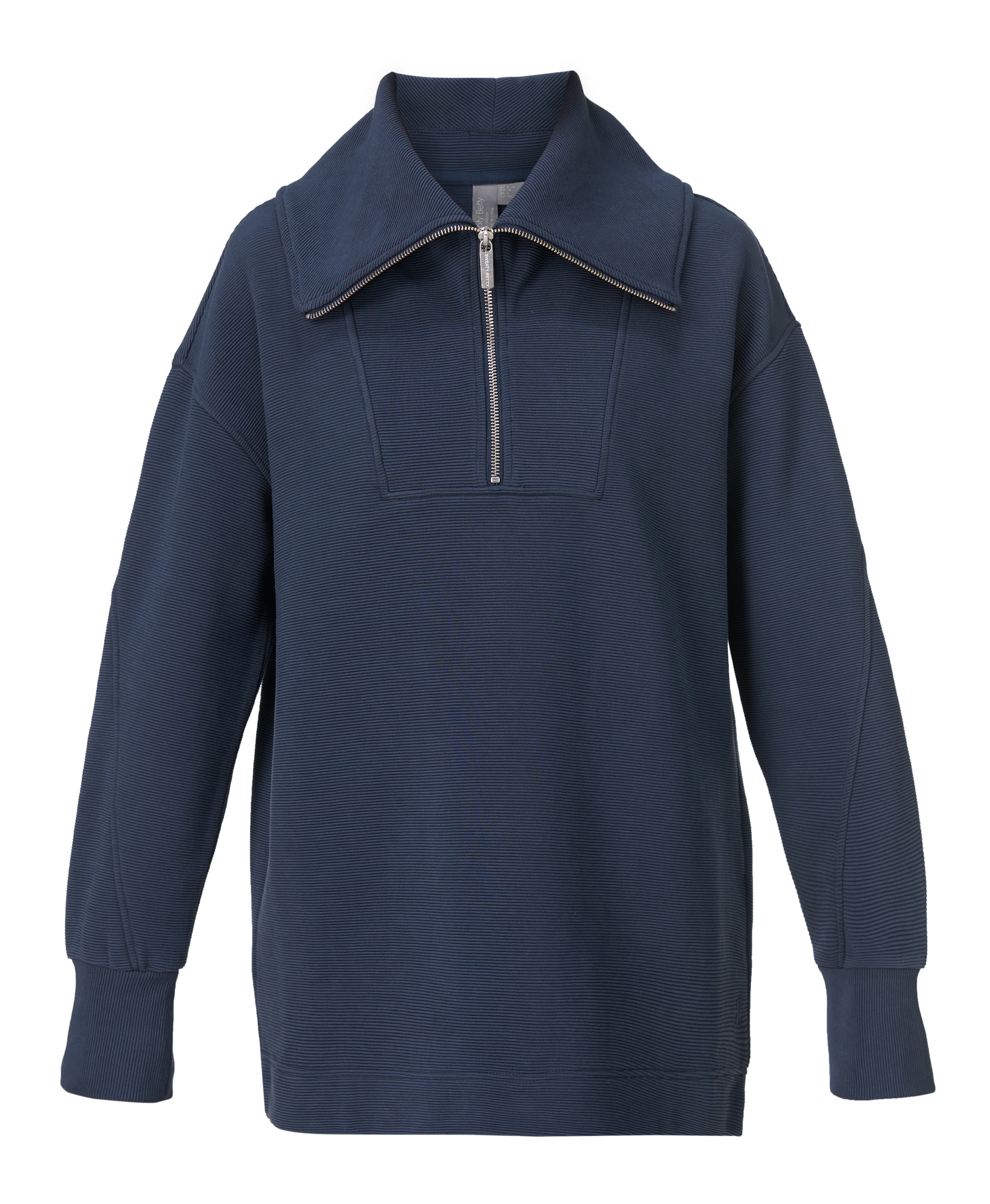 Peaceful Rib Half Zip Sweatshirt
