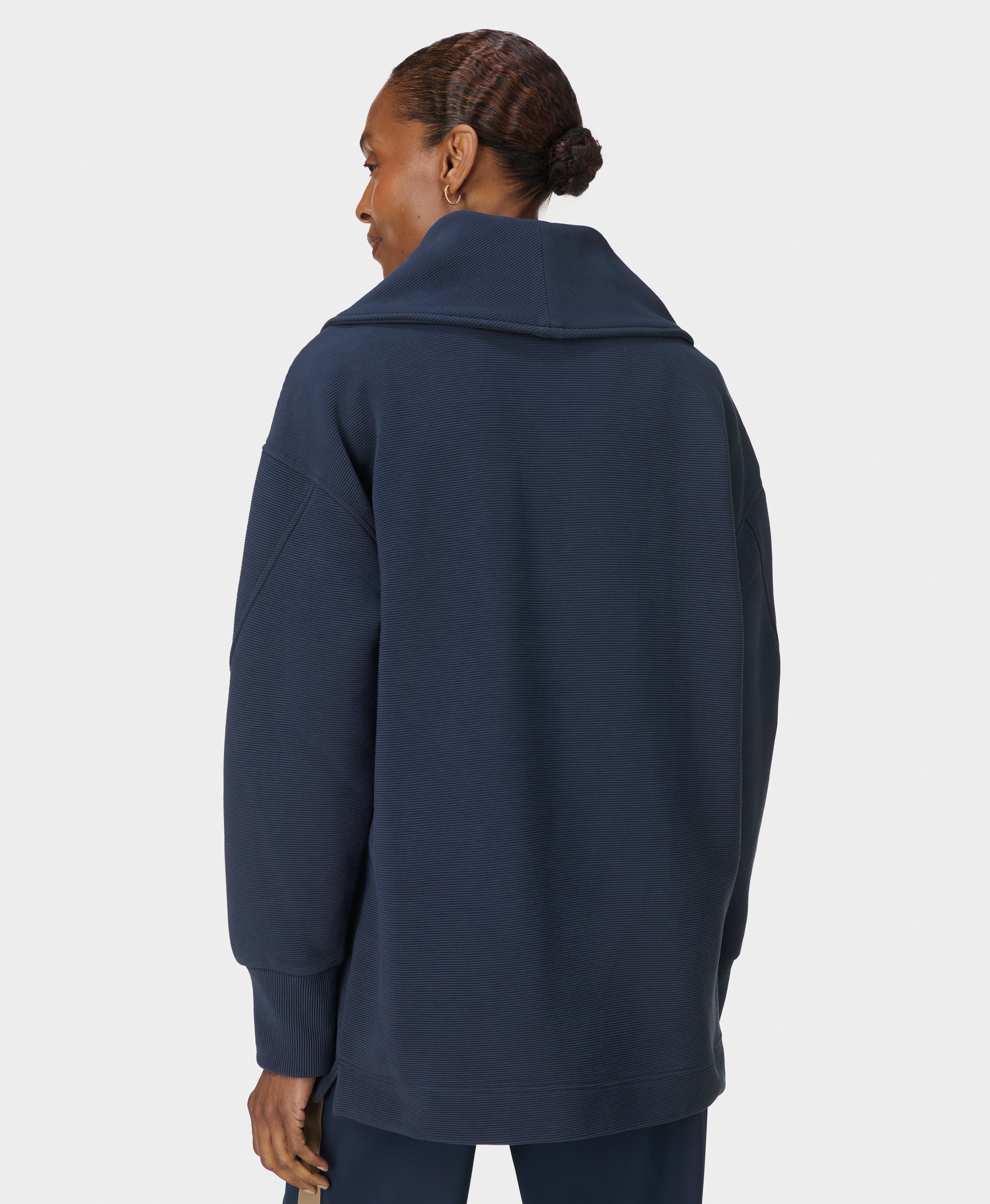 Peaceful Rib Half Zip Sweatshirt
