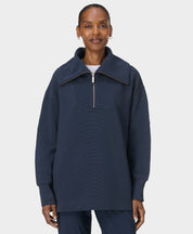Peaceful Rib Half Zip Sweatshirt