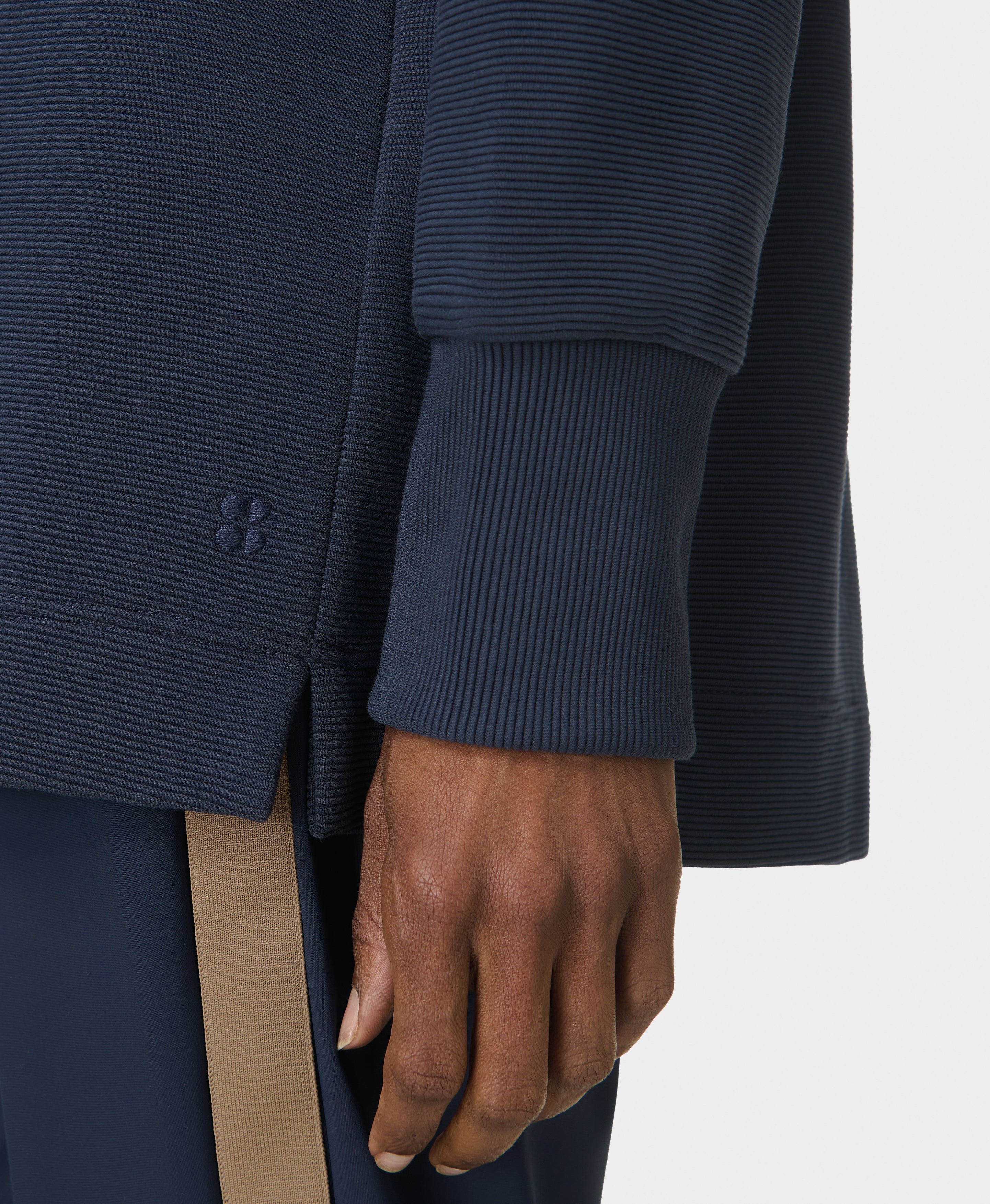 Peaceful Rib Half Zip Sweatshirt
