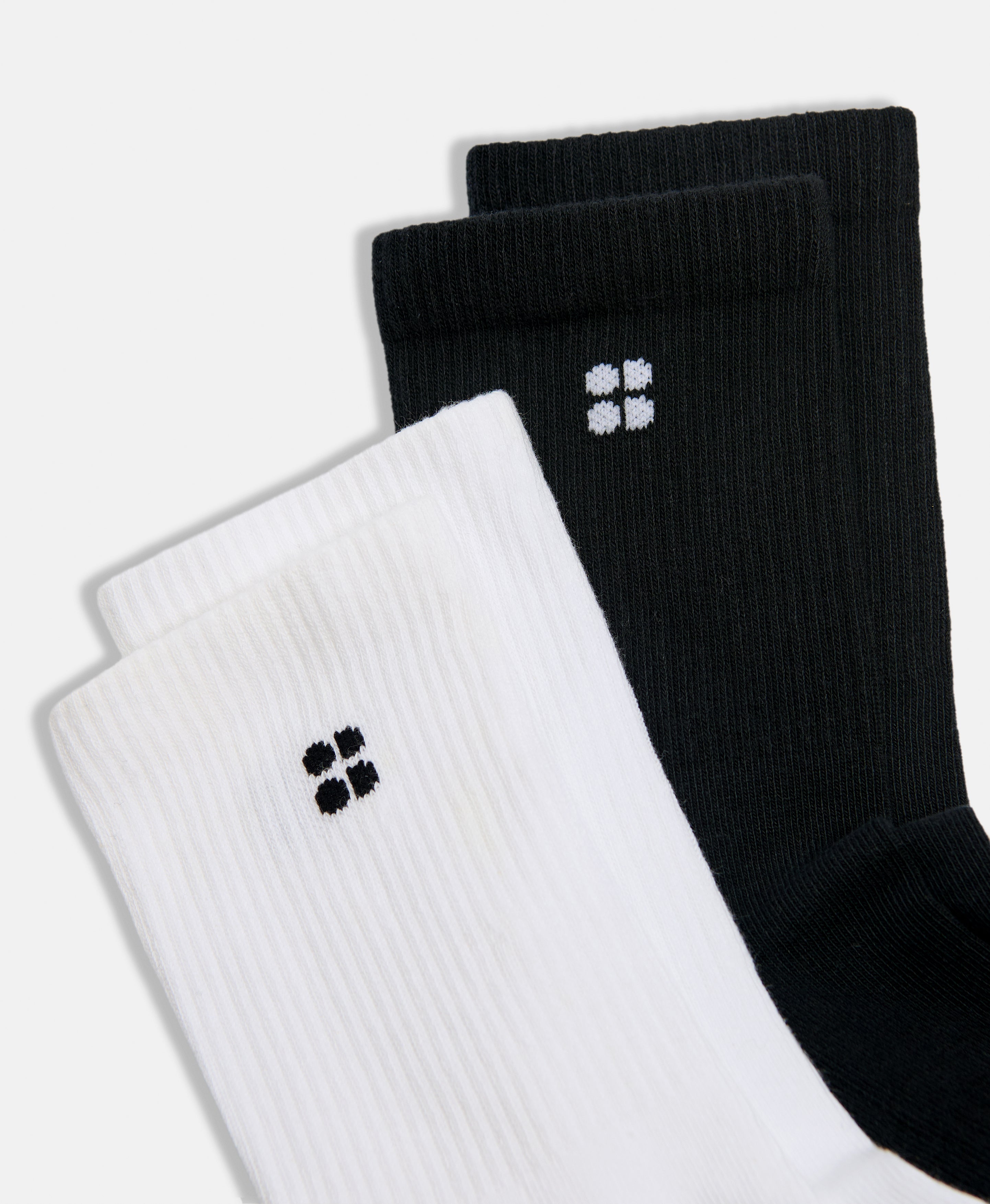 Pilates Crew Gripper Sock 2 Pack