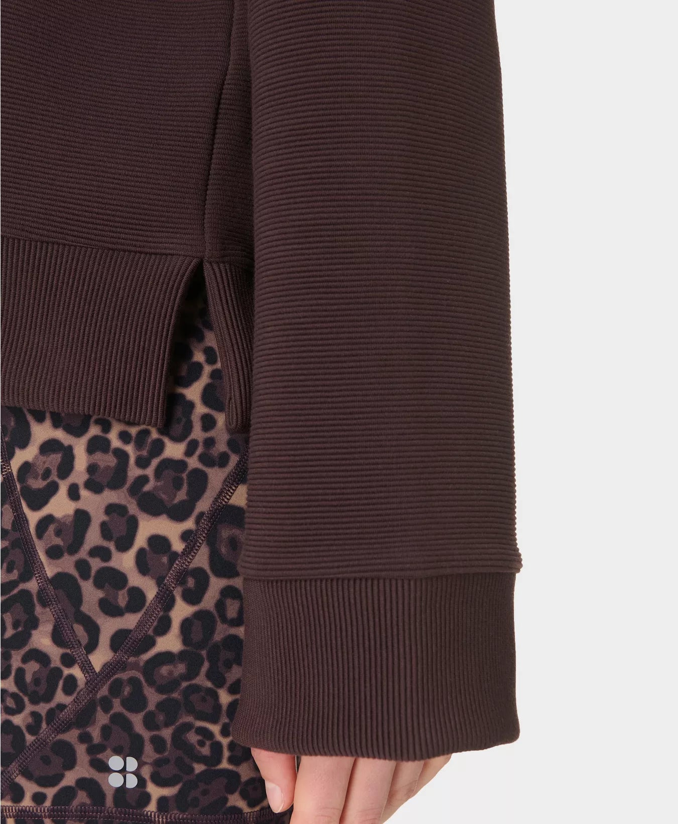 Peaceful Rib Cropped Sweatshirt