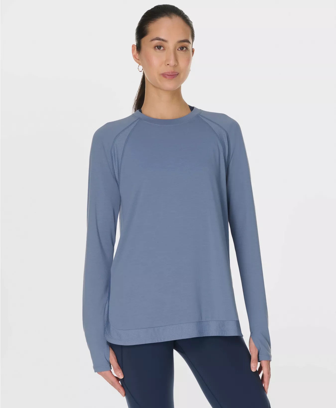 Breathe Easy Longline Long Sleeve Top