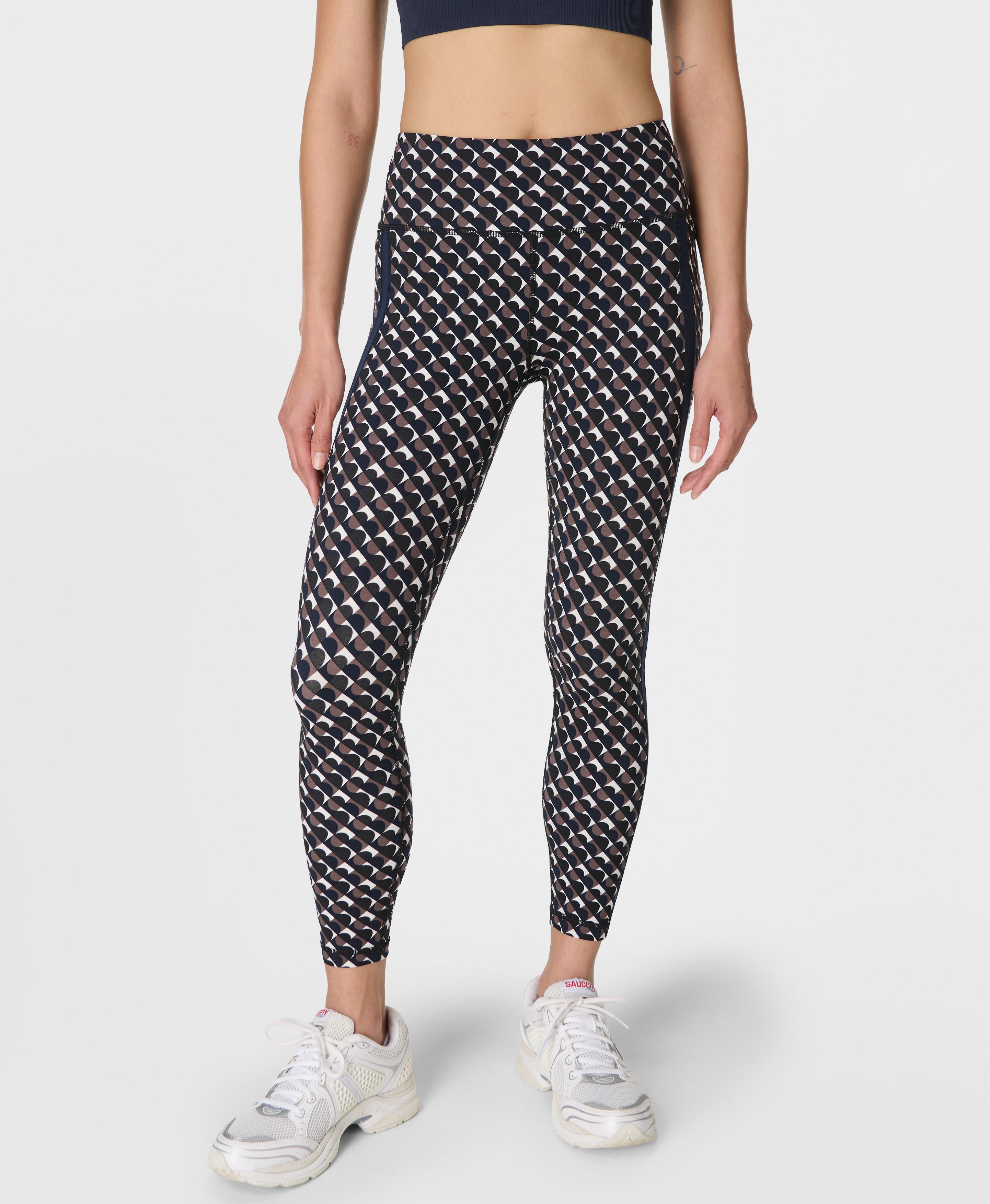 Power 7/8 Side Stripe Workout Leggings