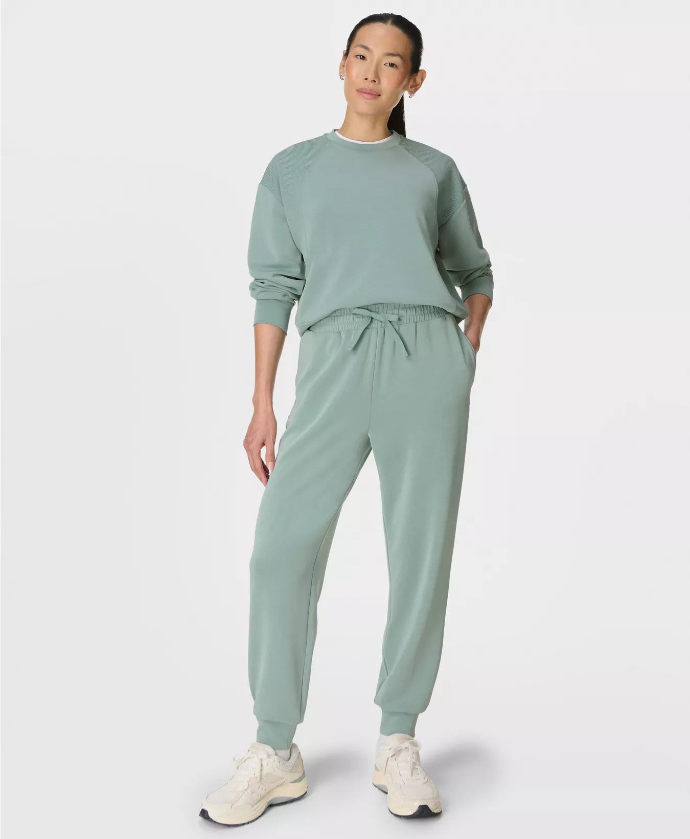 Sand Wash Rib Mix Sweatshirt