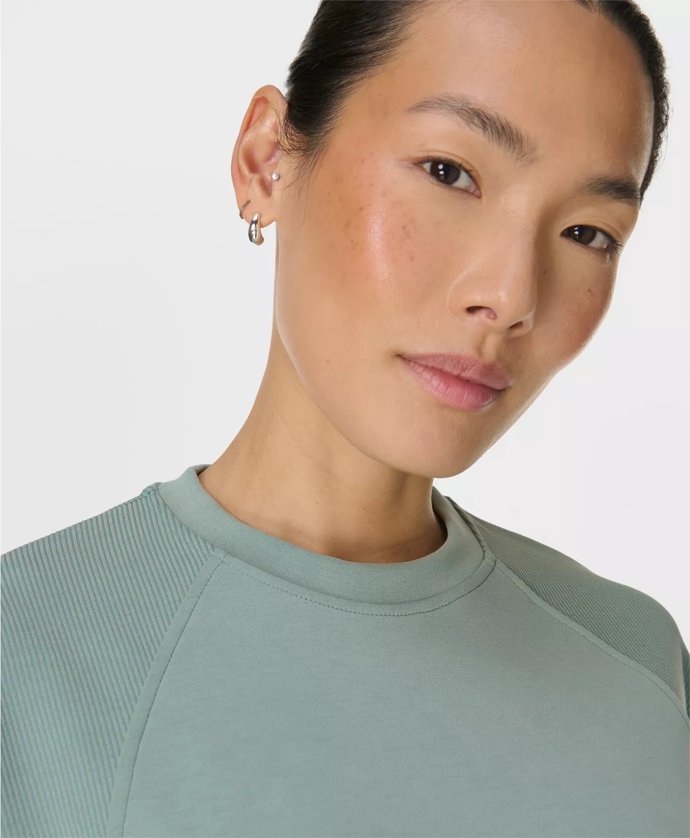 Sand Wash Rib Mix Sweatshirt