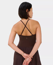 Explorer Ribbed Halter Neck Strappy Dress