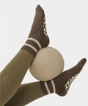 Animal Print Mini Pilates Crew Gripper 2 Pack